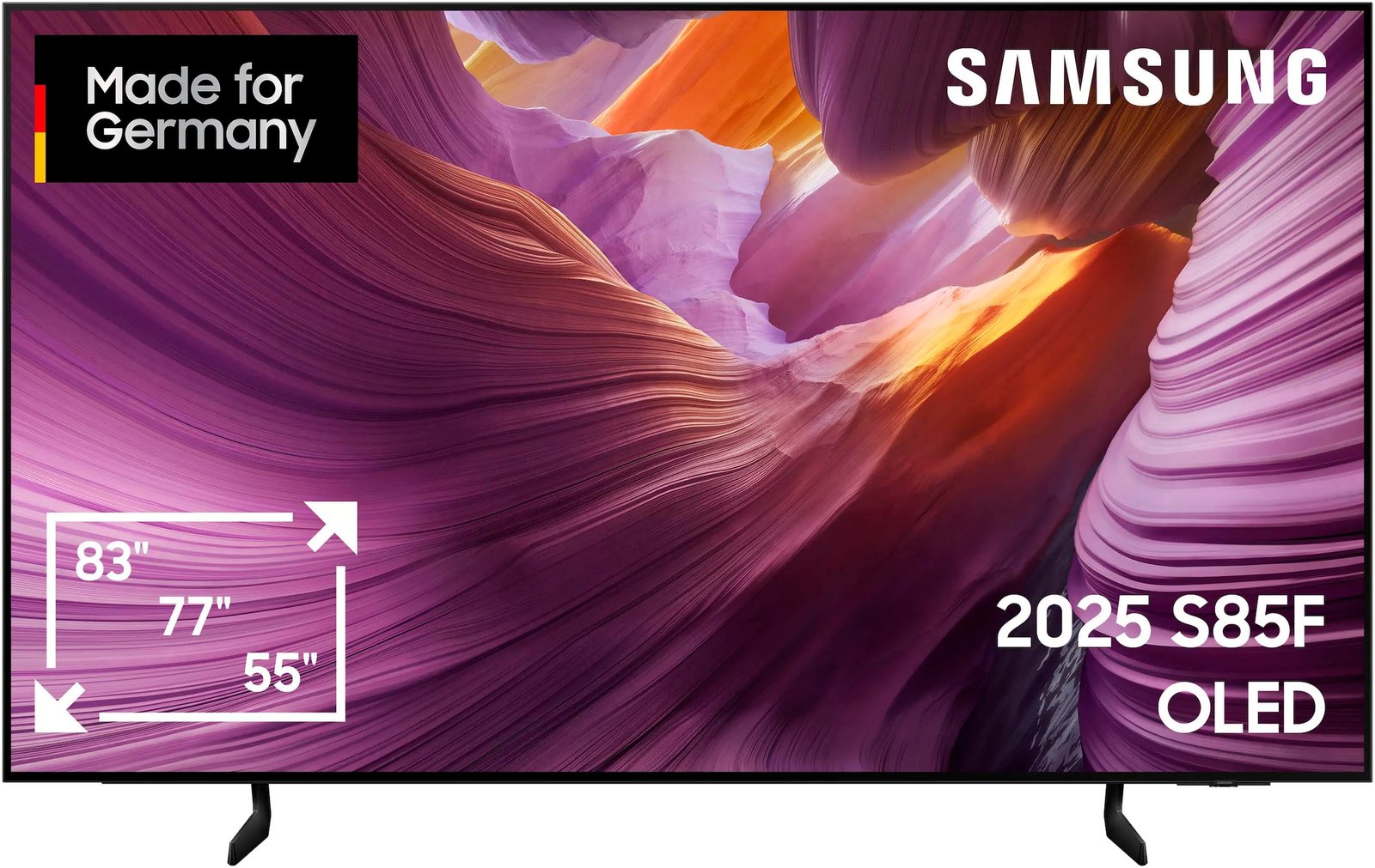 Samsung OLED-Fernseher »GQ65S85FAE«, 4K Ultra HD, Smart-TV, HDR, Dolby Atmos & AI Sound, Pantone Farben, Gaming Hub, bis zu 120Hz