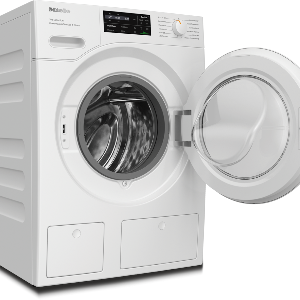 Miele Waschmaschine »WSJ883 WCS PWash&TDos&Steam«, 9 kg, 1600 U/min