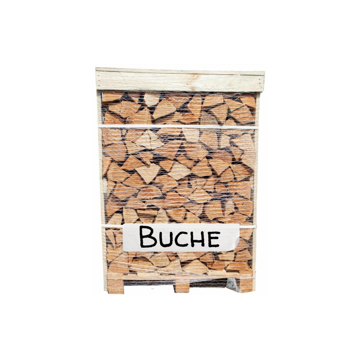 Buchen-Brennholz 1 Raummeter Palette 33 cm für Kamin & Kaminofen