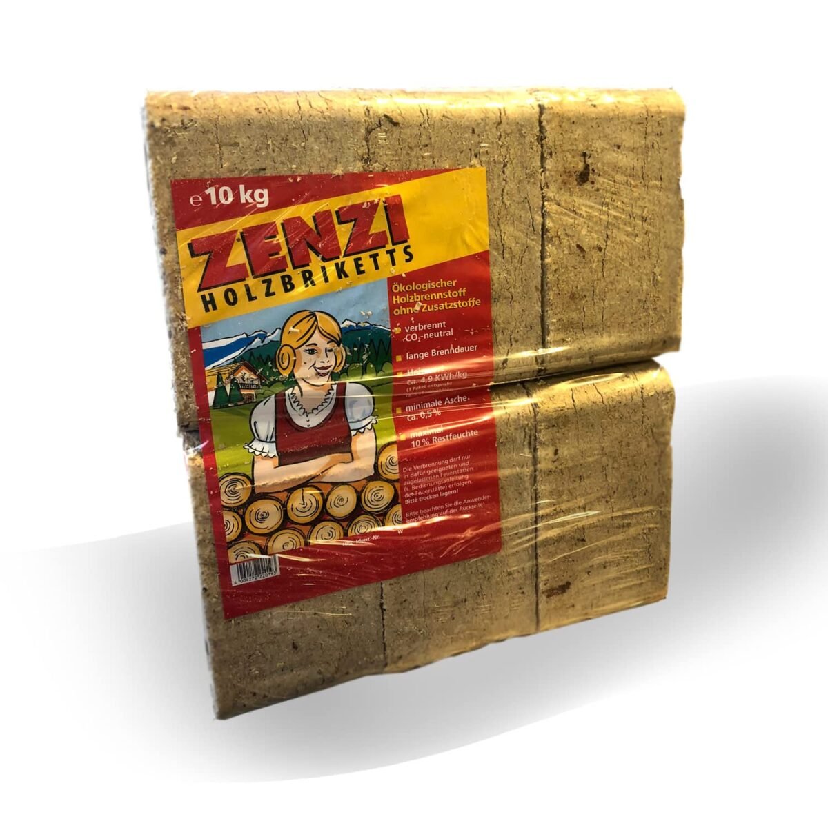 Heizfuxx Nestro XL Blue Weichholzbriketts Palette 960 kg (96 x 10 kg)