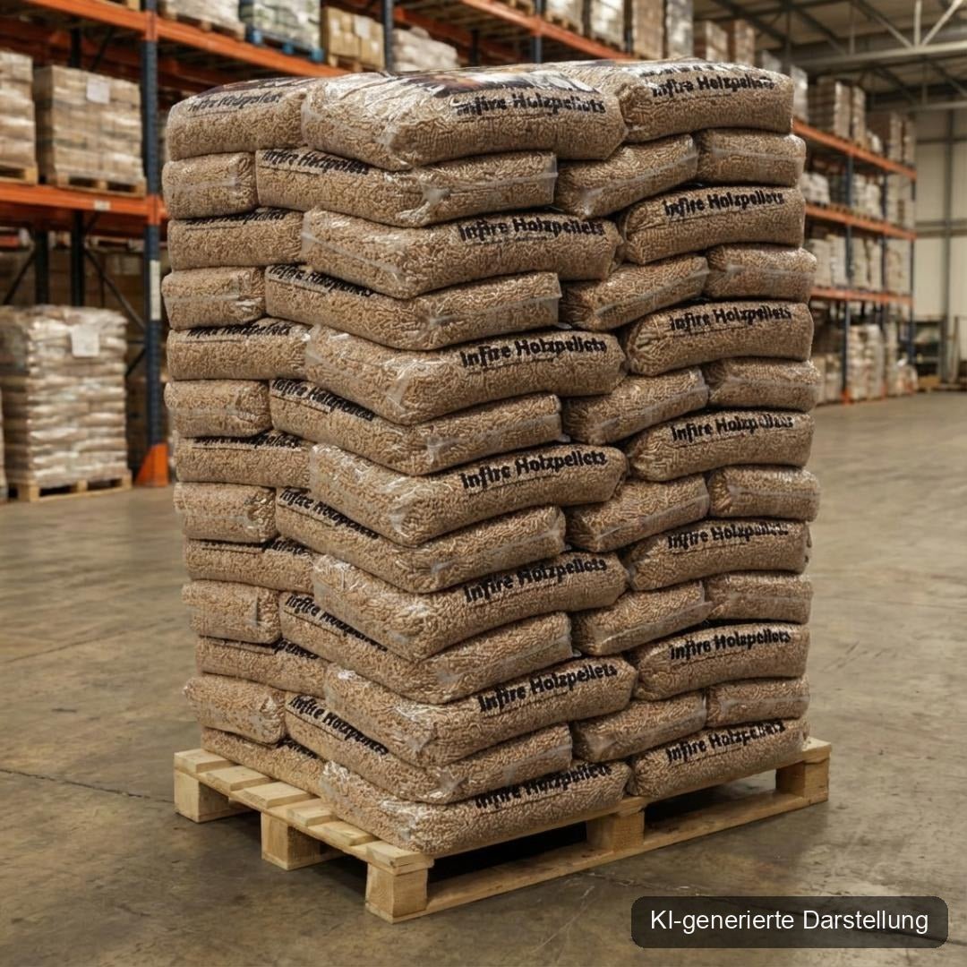 German Pellets Premium Holzpellets DINplus ENplus A1 Palette 990 kg