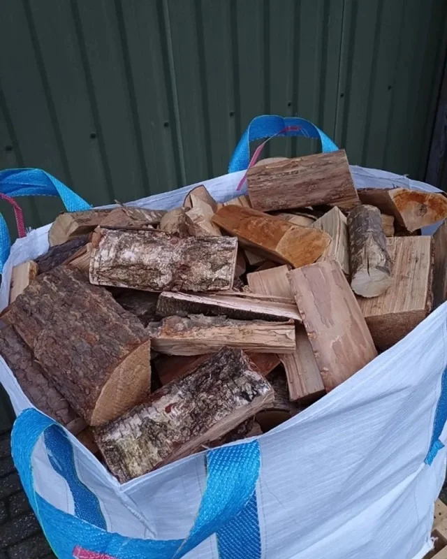 Brennholz Mix 4 Big Bags 25 cm – Hartholz Kaminholz 4 SRM